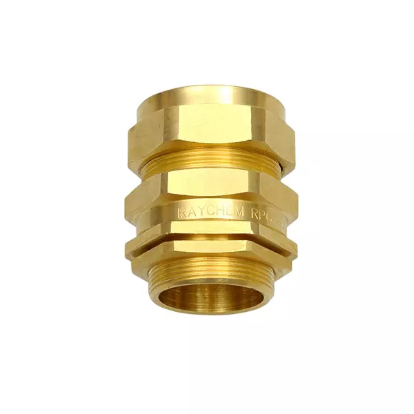 Raychem Cable Glands A1/A2 M40 Thread Nickel Plated Brass LSZH Shroud 15 mm Thread Length, DAA1101779 (Pack of 35 Pcs)
