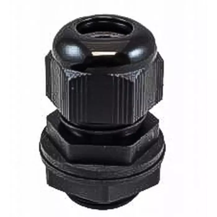 Alpha Wire Cable Gland PG29 Thread PA 6 Material Black 25 mm Dia, PPC29 BK080 (Pack of 10)