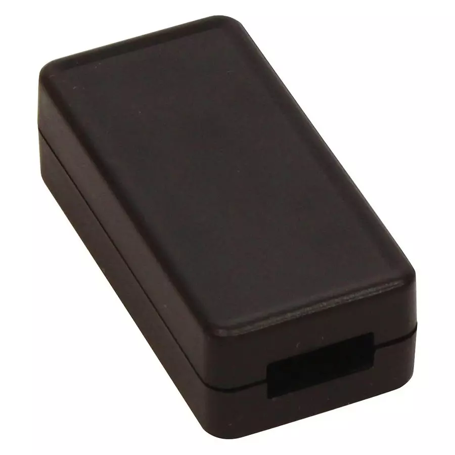 HAMMOND Plastic Enclosures ENCLOSURE, USB, ABS, IP54, BLACK, 1551USB2BK
