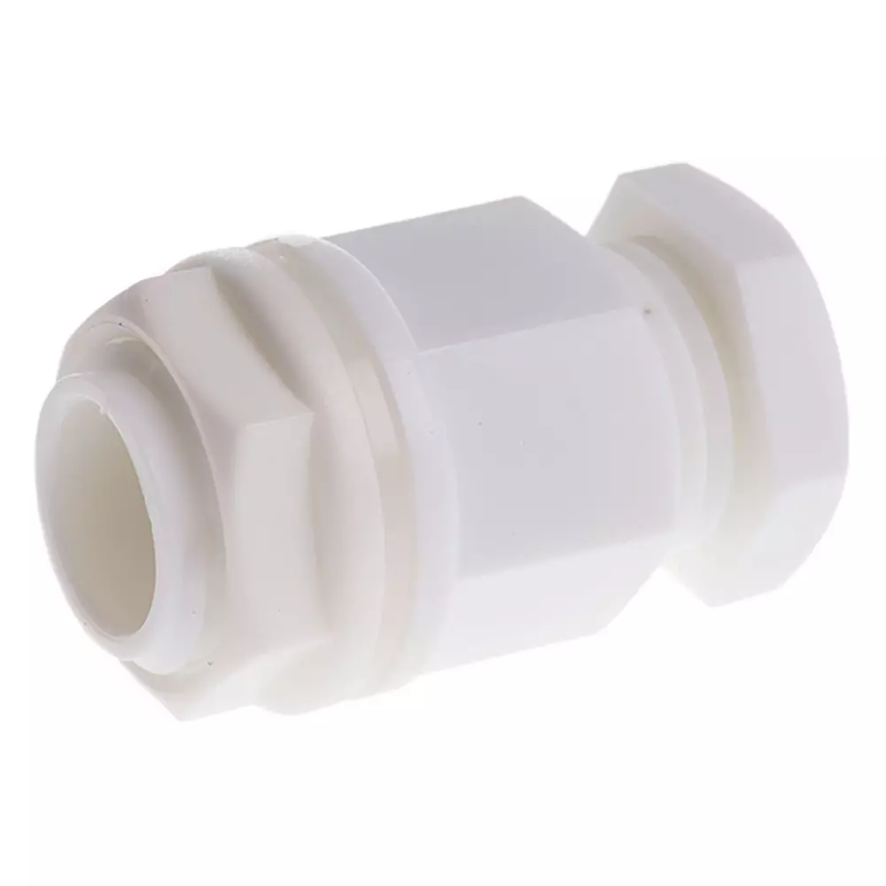 RS PRO Cable Gland IP55 Plastic White M16, 127344 (Pack of 5)