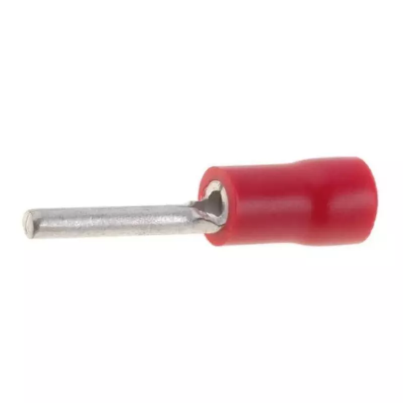 Jainson Insulated Copper Pin Type Terminal End M.R. 1 mm² Area, JSR-11 (R) - Pack of 1000