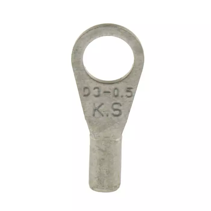 RS PRO Uninsulated Ring Terminal 3.2 mm Stud Size 0.2 mm² to 0.5 mm² Wire Size, 1787255
