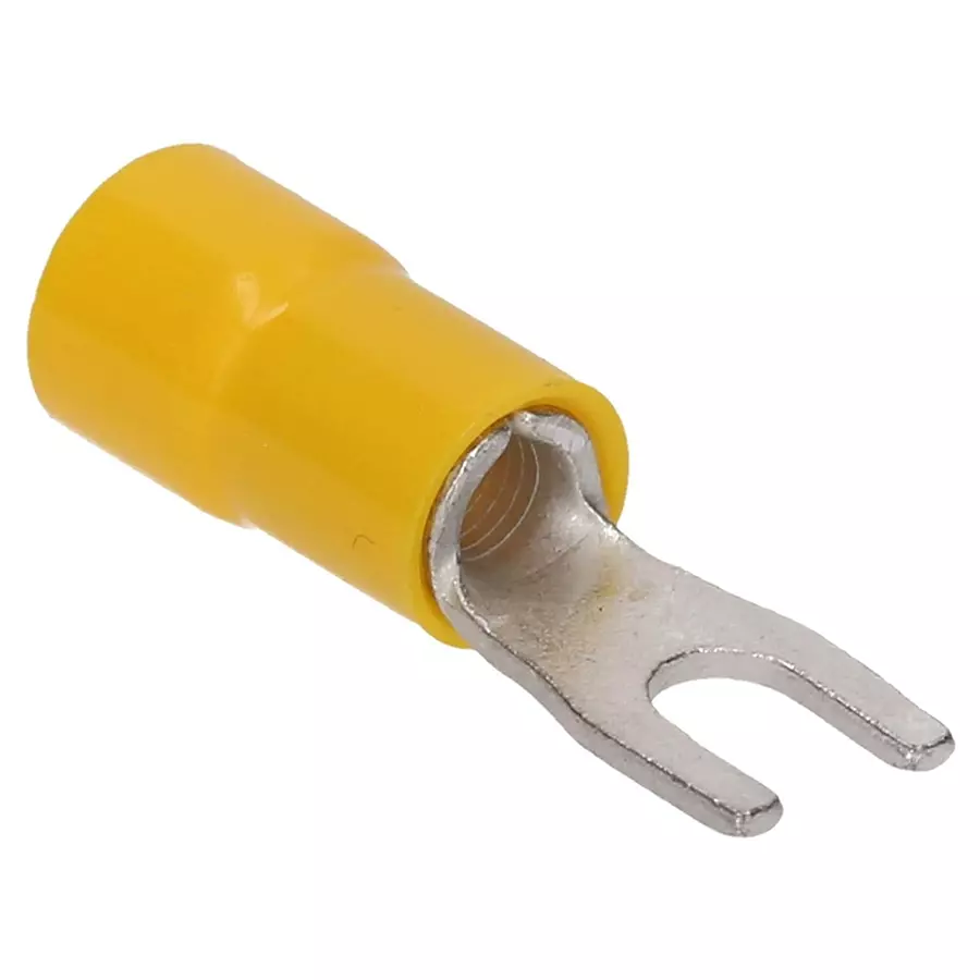 Jainson Insulated U-Shaped Copper Fork Terminal End 1.0 mm² Area, FT-SPL(I) (Pack of 1000)