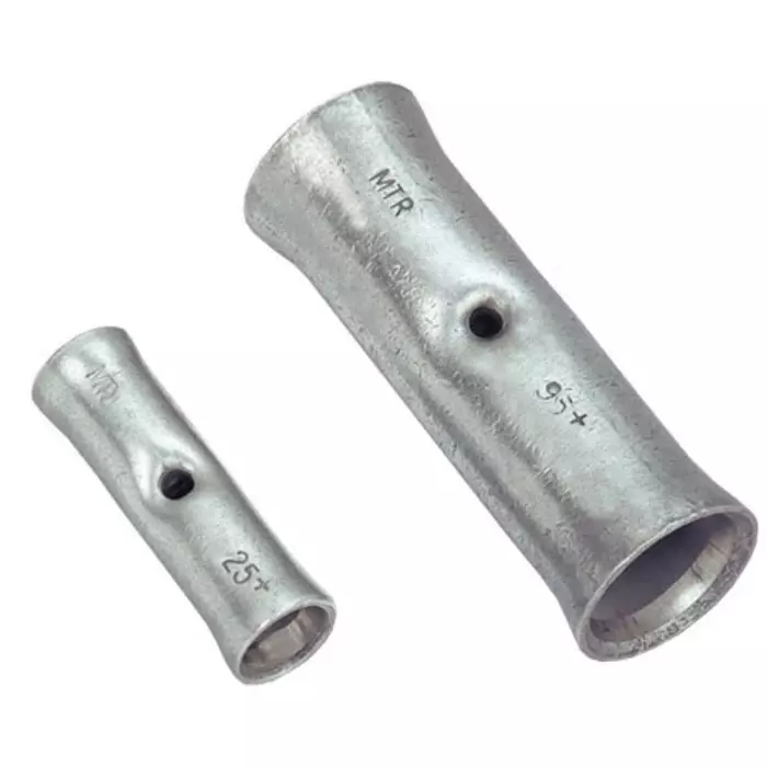 MECATRACTION Butt Connector Uninsulated 50 mm², MJ50CT (Pack of 50)