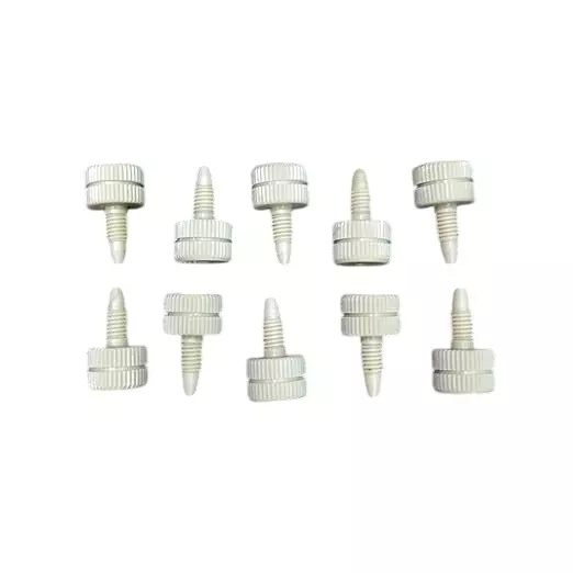 Bysafe Peek Ferrules Finger Tight White Color, Size 1/16 inch (1.5 mm) for Most of HPLC Columns, W5-OCS1-ZKNU (Pack of 10)