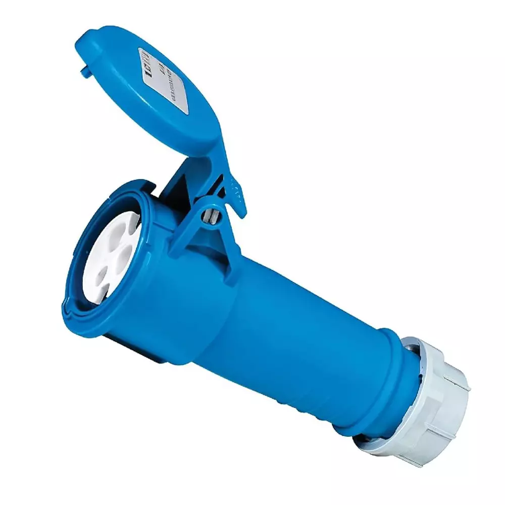 BCH Standard Connector 16 Amp 5 Pole Rated Voltage 415 V Polycarbonate IP44 Rating, BPX1SC542