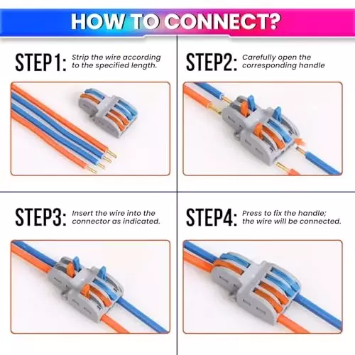 Amici Tools Heavy Duty Wire Connector 3 to 9 Splitter Copper, Tin Plated 10 mmStrip length, 0308F7CJWRI (Pack of 3)