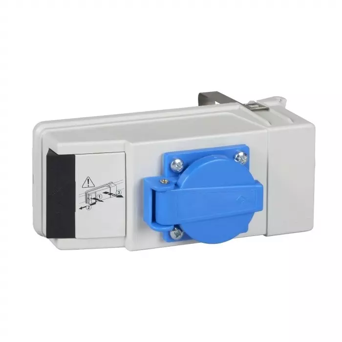 Schneider Electric Canalis 16 A Busbar Tap-Off Unit with Fuse, KBC16DCP1