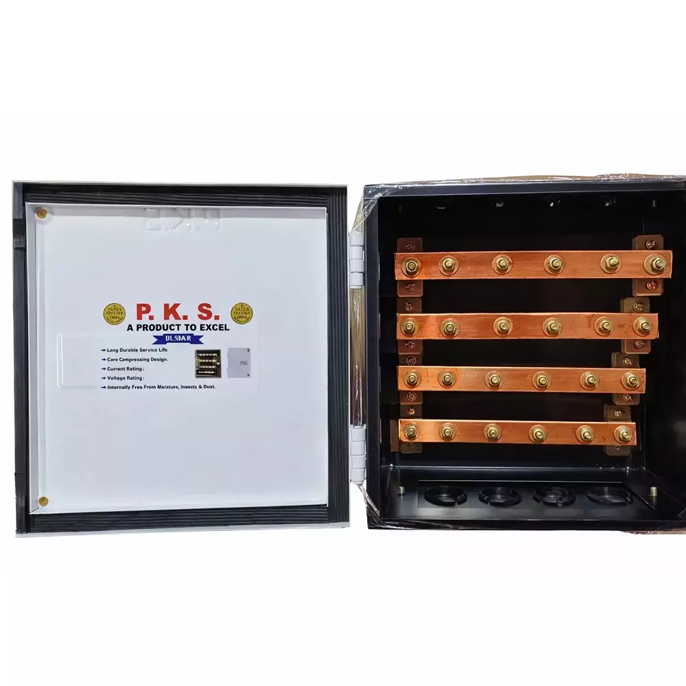 pks-bus-bar-chamber-with-copper-strips-100-amp-415-v-bc100p4