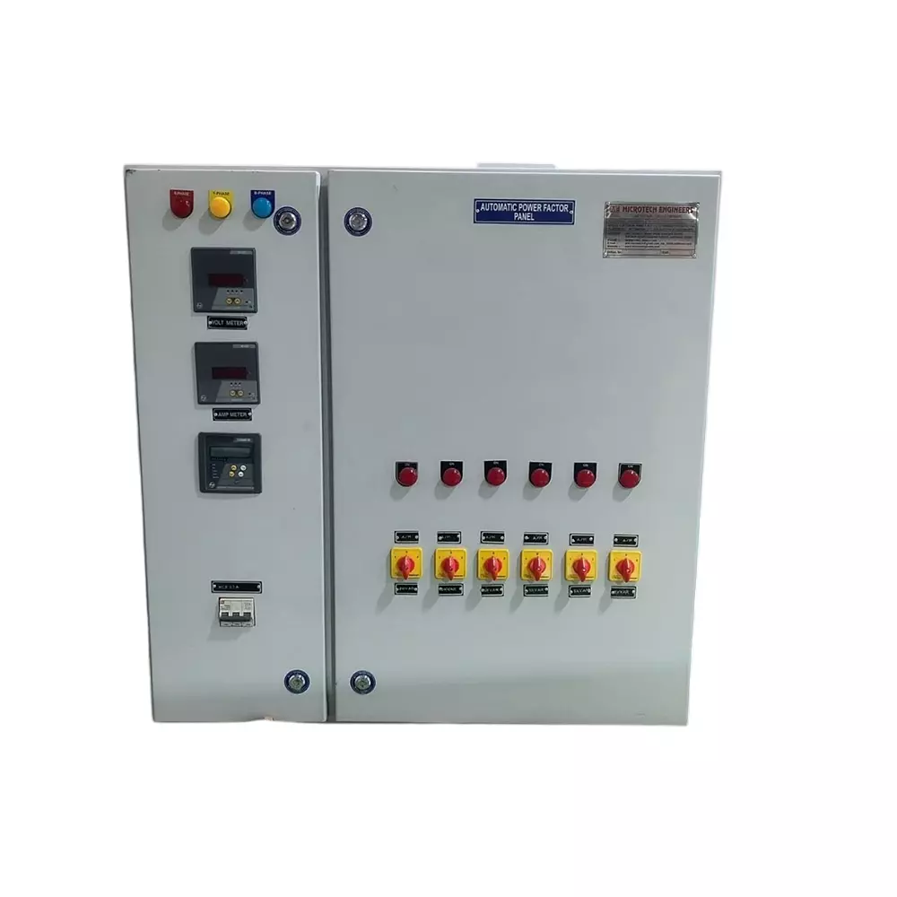 Microtech APFC Panel 3 Phase 25 kVAR Wall Mounted 65 Kg Grey, ME-25APFC-01