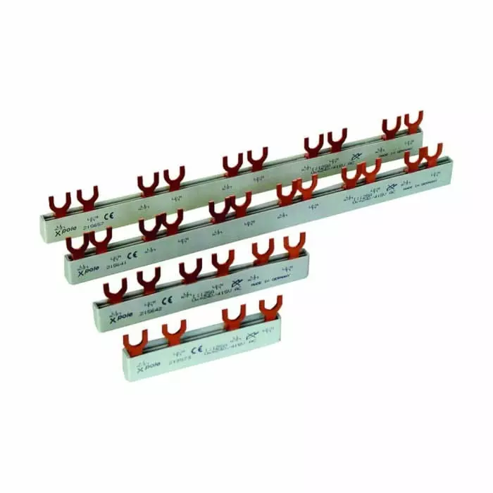 EATON Moeller xPole 3 Phase Busbar, 500V, 216411 EVG-3PHAS/6MODUL/HI