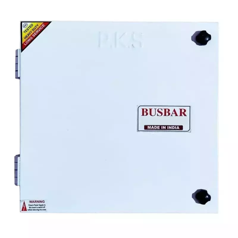 P.K.S Bus Bar Chamber with Brass Strips 200 Amp 415 V, BB200P4