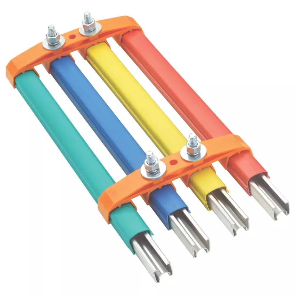 SRP W Type Ball Joint DSL Busbar System with all Accessories 4 Pole 125 Amp Galvalume Steel, BJB-02-9000