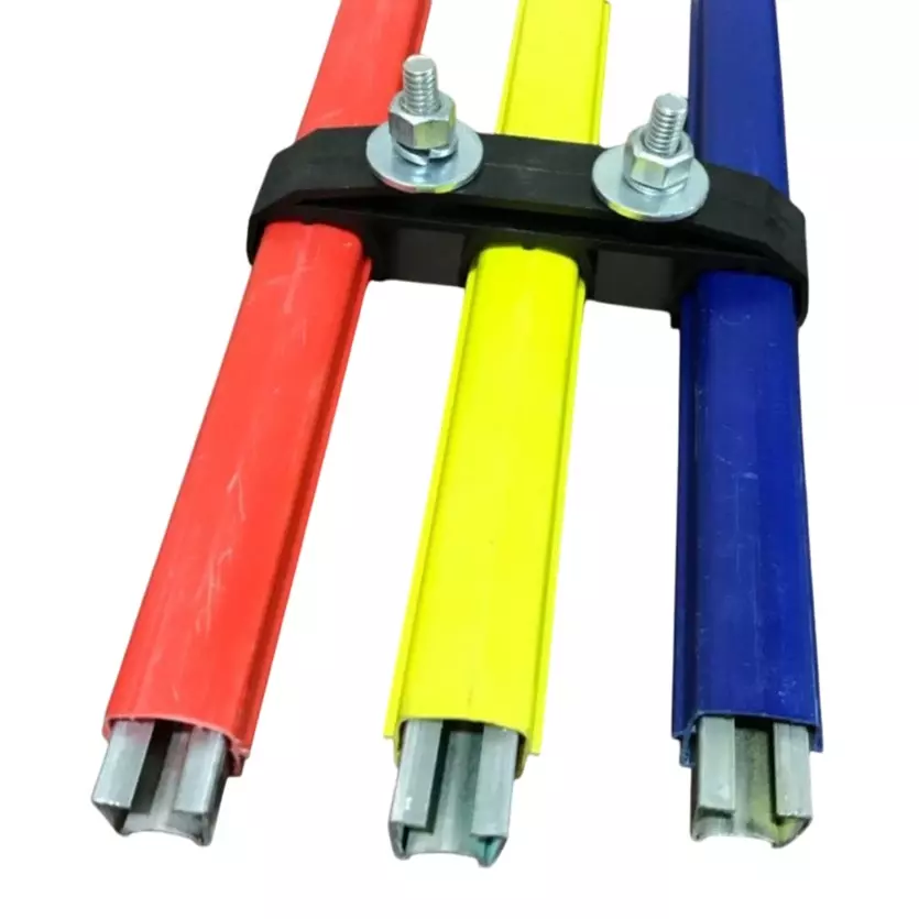 SRP W Type Ball Joint DSL Busbar System with all Accessories 3 Pole 125 Amp Galvalume Steel, BJB-02-9000