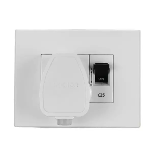 Anchor Roma Classic Single Pole Modular AC Box with Mini MCB Plastic Enclosure 3 Module 25 Amp, 98496 (Pack of 16)