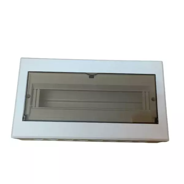 ATC MCB Power Distribution Box Clear Cover ABS Plastic Waterproof & Weatherproof 2/4, Silver