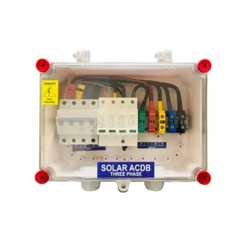 GENERIC AC Distribution Box with 32 A, 4-Pole AC MCB & Type-II 3-Phase AC SPD 385 V, 20 kA/40 kA for Sungrow 15kW