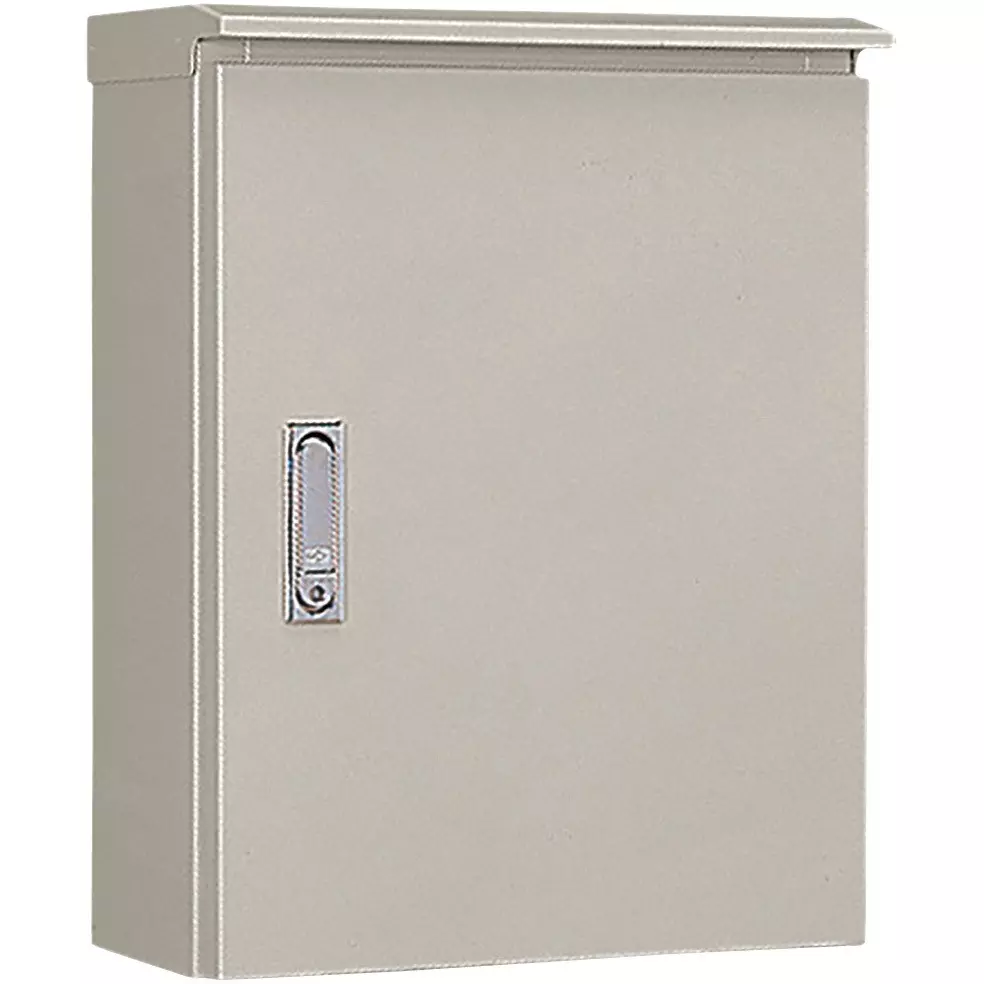 NITTO KOGYO Outdoor Control Panel Cabinet Steel 102 mm Effective Depth, OR12-66