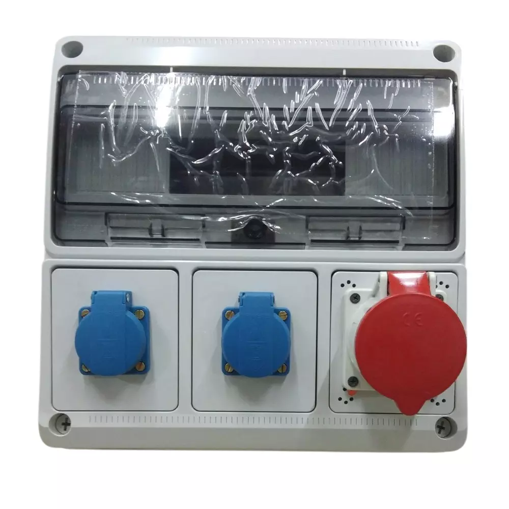 Cape Electric Angled Socket Distribution Board 16 Modules 3x16 Amp IP44, 3974 33 00 00 IP44 A