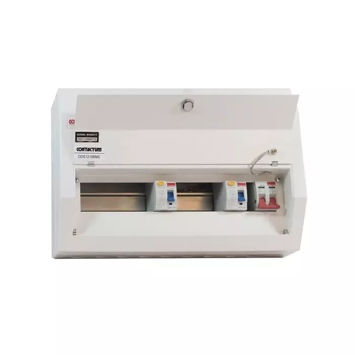 Contactum 14 Way Steel Consumer Unit 100A Defender, DDS14188MS