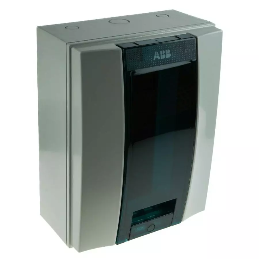 ABB 12 Way Plastic Consumer Unit, 63A, IP65 Mistral65, 1SL1202A0065P12X12