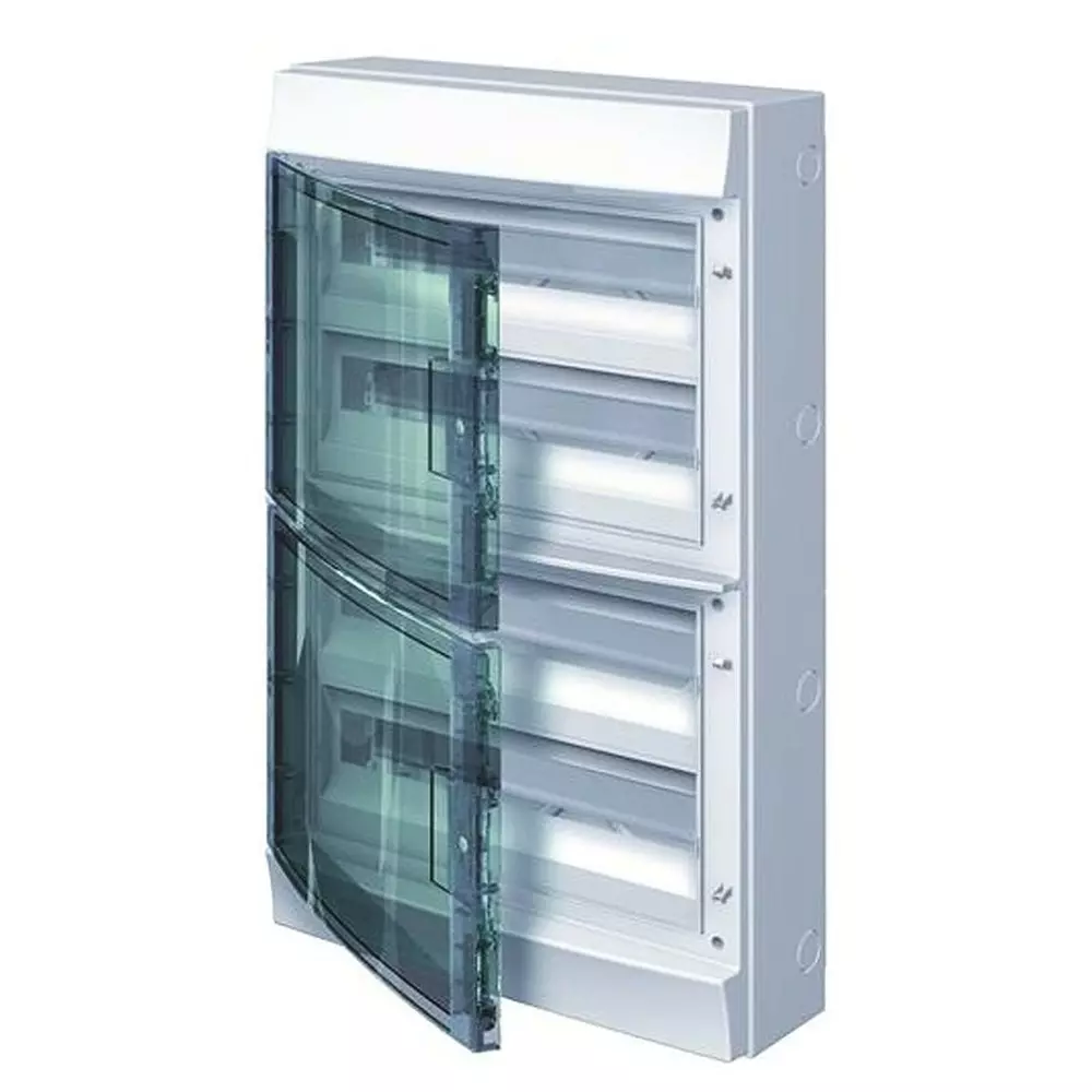 ABB 72 Way Plastic Consumer Unit, 125A, IP65 Mistral65, 1SL1209A0065P18X42