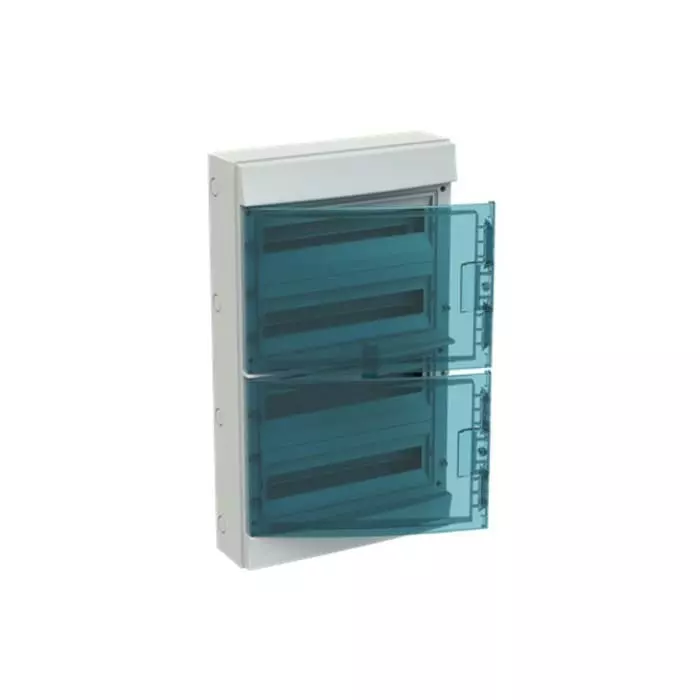 ABB 72 Way Plastic Consumer Unit, 125A, IP65 Mistral65, 1SL1209A0065P18X42
