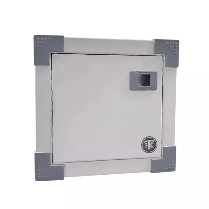 FTC Frugal Series MCB Distribution Board Double Door TPN 4-Way with Neutral Bar, Earth Bar & MCB Shorting Link, FTPN-4