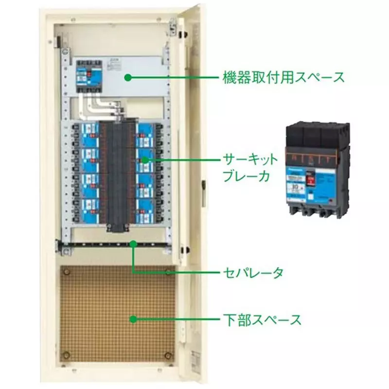 Panasonic Cantouch Power Arrow Panel 6 Circuits 50/50 Amp, BN56KPS3RH