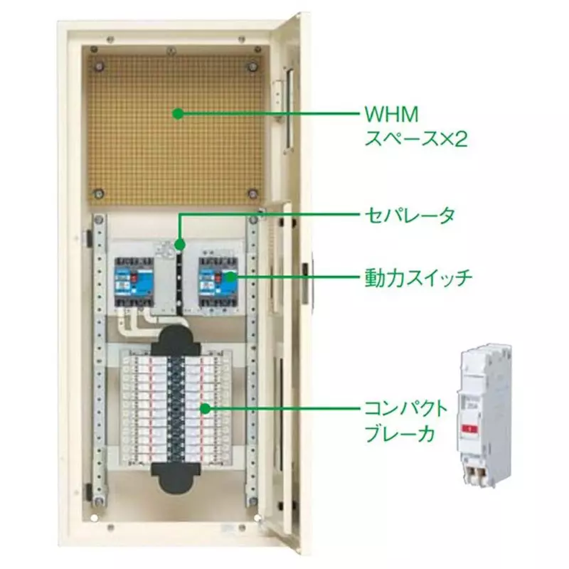 Panasonic Compact Arrow Panel 48 Circuits 225/200 Amp, BNC2048W2H