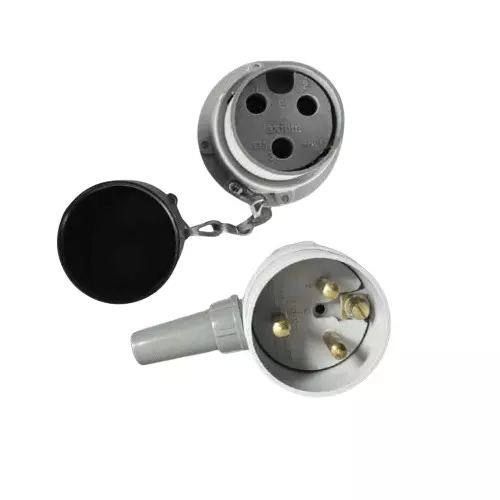 Axiom Plug & Socket (Metal Clad) 2 Pole + Earth 10 Amp, AX MP 10/2