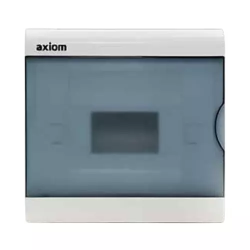 Axiom Cross Distribution Board Single Phase Neutral Plastic Cover 9 Way Neutral Link & Earth Link Design 2, AX CR 1 DB 9 D2