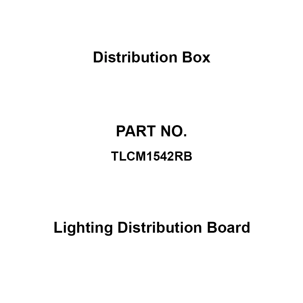 Naigai Energering Lighting Distribution Board 42 Branch Circuits 3P 150 Amp Main Capacity, TLCM1542RB