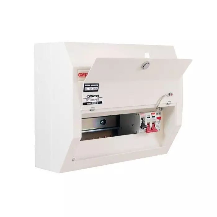 Contactum 10 Way Steel Consumer Unit 100A Defender, DD101SPMS