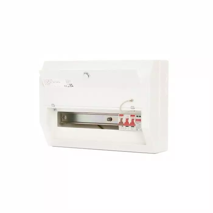 Contactum 12 Way Steel Consumer Unit 100A Defender, DD121SPMS