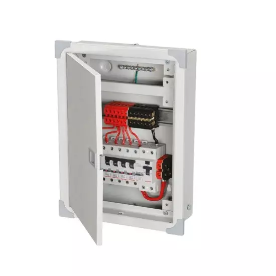 Anchor UNO Prewire Distribution Board Light Grey Double Door 16 Way Metal, 98465