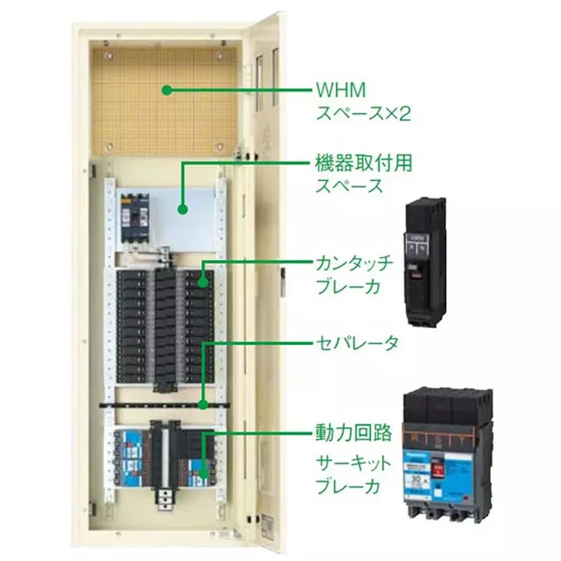 Panasonic Exposure Type Cantatch Arrow Panel 24 Circuit, BN624WKTH