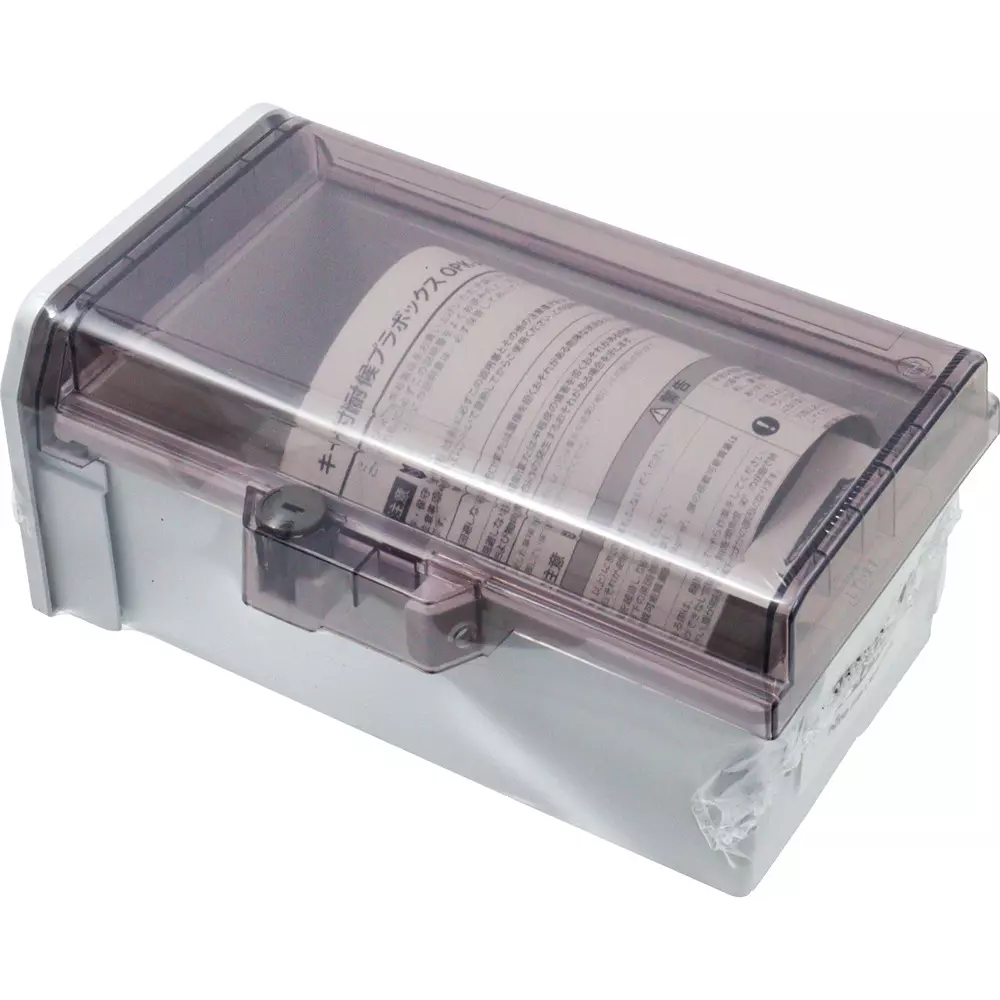 NITTO KOGYO Plastic Box AAS Resin & Acrylic Resin 87 mm Effective Depth, OPK12-1525CA