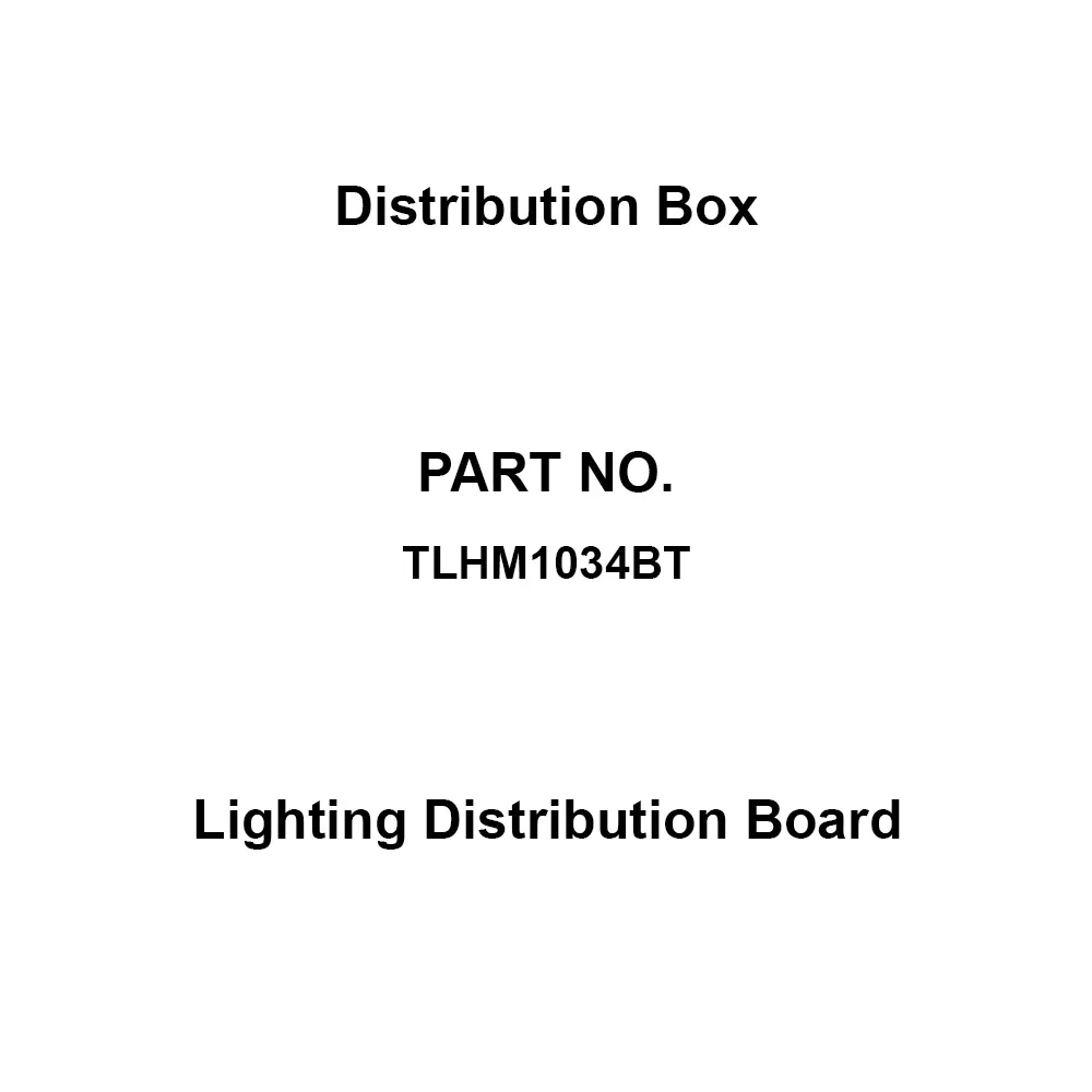 Naigai Energering Lighting Distribution Board 34 Branch Circuits 3P 100 Amp Main Capacity, TLHM1034BT