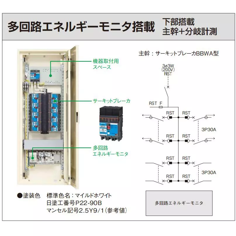 panasonic-power-distribution-board-225200-amp-main-capacity-bn2016kpm8h