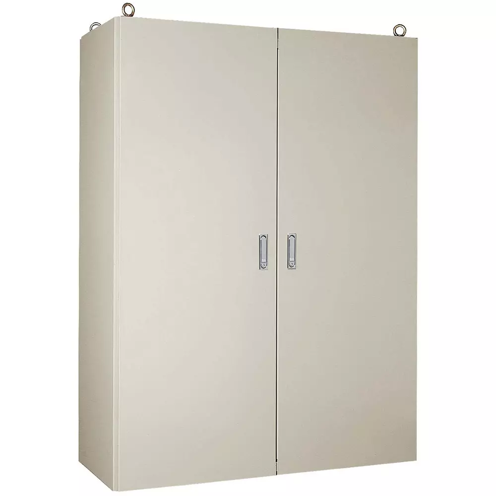 NITTO KOGYO Freestanding Control Panel Cabinet 365 mm Effective Depth, E40-1220B-N-F