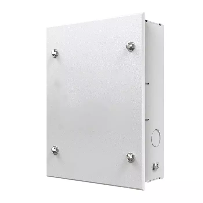Goldmedal Air Distribution Board 6 Way Single Door White 2 Module (Incomer) + 4 Module (Outgoing) Metal, 07002