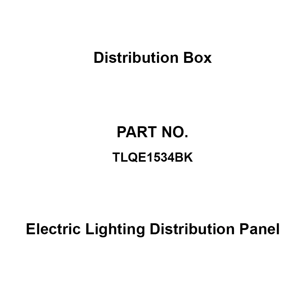 Naigai Energering Electric Lighting Distribution Panel 34 Branch Circuits 3P 150 Amp Main Capacity, TLQE1534BK