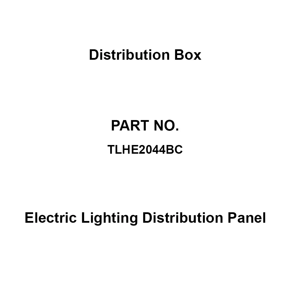 Naigai Energering Electric Lighting Distribution Panel 44 Branch Circuits 3P 200 Amp Main Capacity, TLHE2044BC