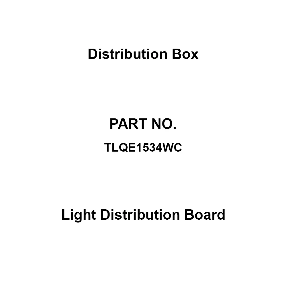 Naigai Energering Light Distribution Board 34 Branch Circuits 3P 150 Amp Main Capacity, TLQE1534WC