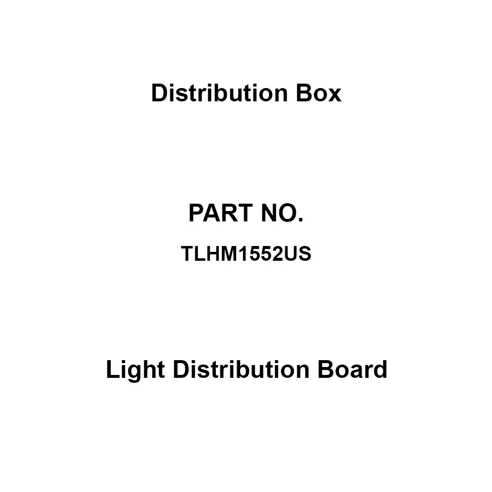 Naigai Energering Light Distribution Board 52 Branch Circuits 3P 150 Amp Main Capacity, TLHM1552US