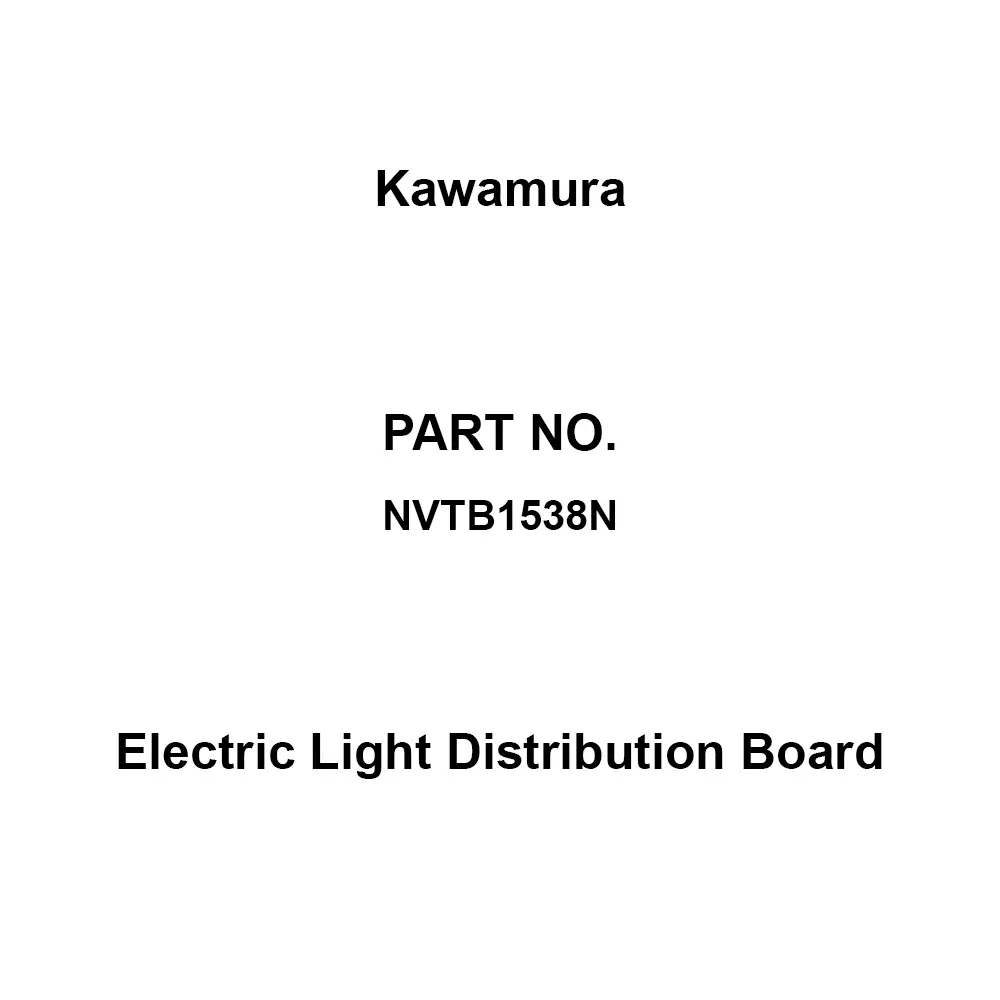 Kawamura Electric Light Distribution Board 38 Branch Circuits 3P 150 Amp Main Capacity, NVTB1538N