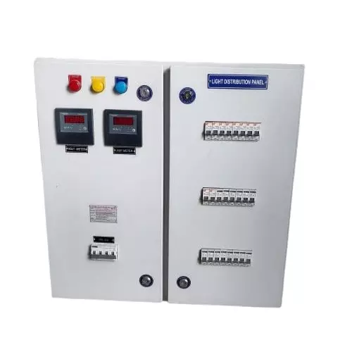 Microtech Light Distribution Board 24 Way Single Pole and Neutral 32 A Incoming & 24X10 A MCB Outgoing Grey, ME-LDB-01