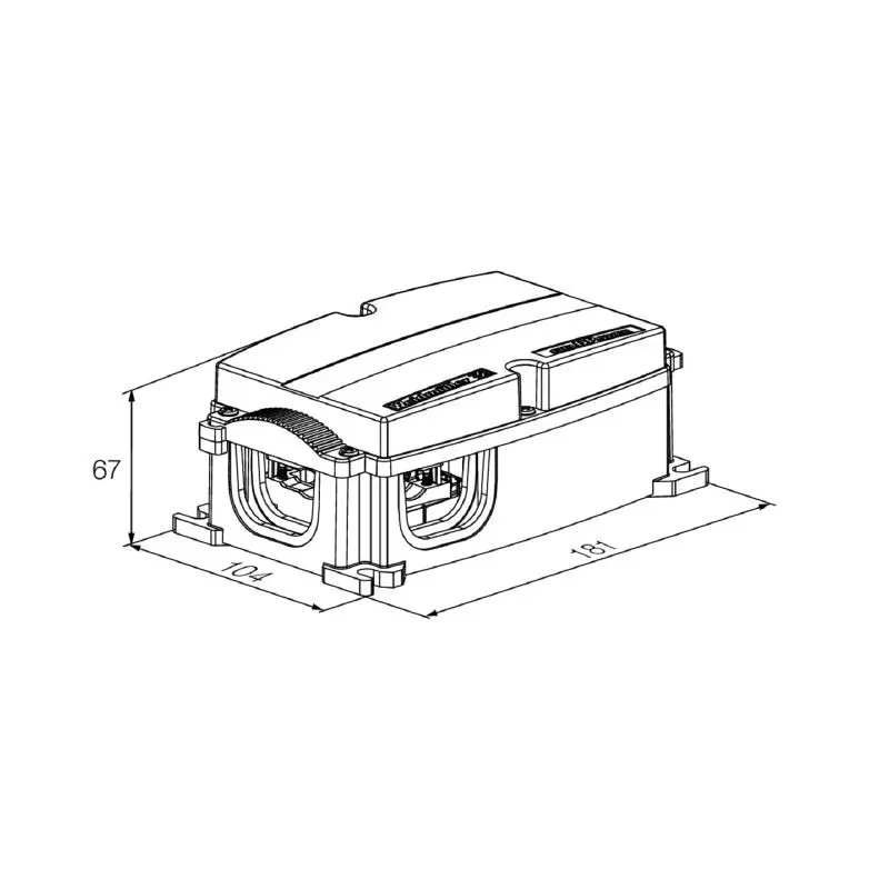 Weidmuller Power Distribution Box 800 V IP65 in Complete State and Insulation Displacement Connection, FP BOX