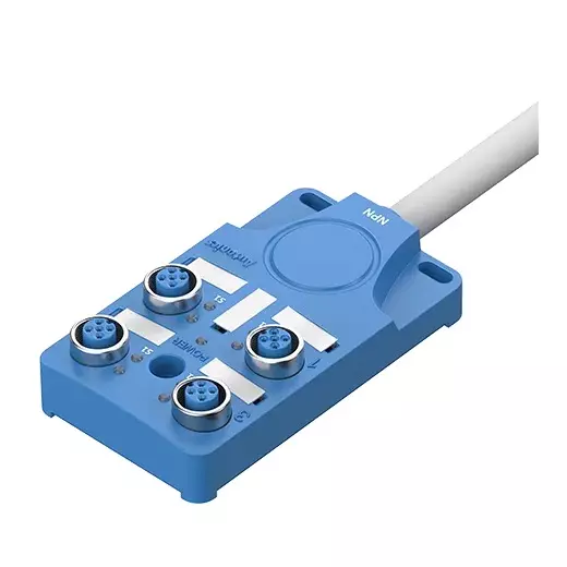 Autonics Sensor Distribution Box 4PORT 1SIGNAL NPN(5M), PT4-3DN5-5